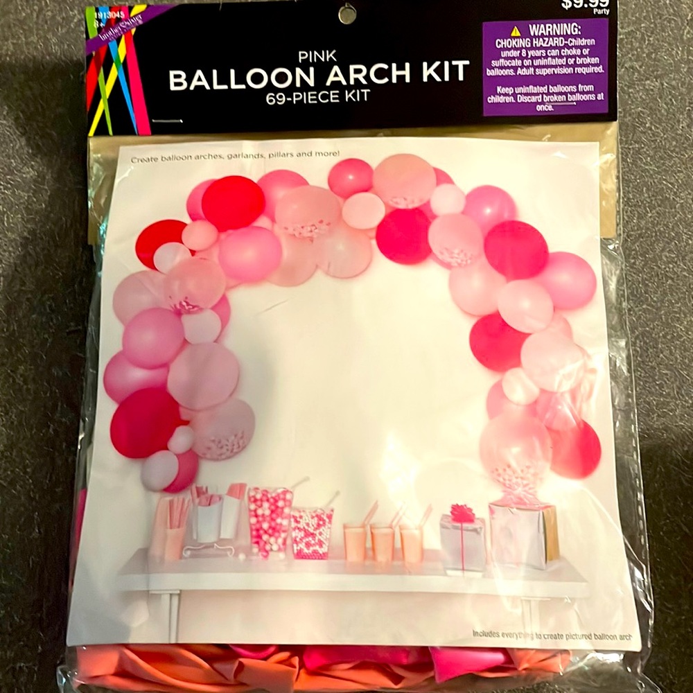 Pink Balloon Arch Kit